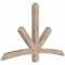 Ekena Millwork Alberta Smooth Timber Gable Bracket, Douglas Fir, 60"W x 38"H x 3 1/2"D x 3 1/2"F, 15/12 Pitch GBW060X38X0404ALB00SDF - alternate 4